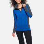 HAKRO Damen Sweatjacke Contrast MIKRALINAR® - Produktbild