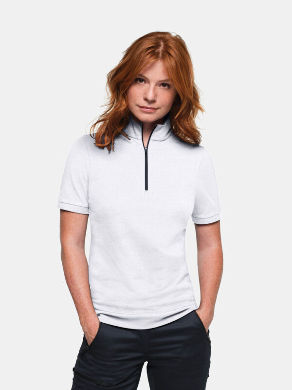 HAKRO Damen Zip-Shirt Piqué MIKRALINAR® ECO