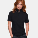 HAKRO Damen Zip-Shirt Piqué MIKRALINAR® ECO