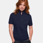HAKRO Damen Zip-Shirt Piqué MIKRALINAR® ECO