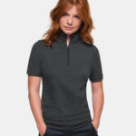 HAKRO Damen Zip-Shirt Piqué MIKRALINAR® ECO