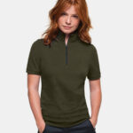 HAKRO Damen Zip-Shirt Piqué MIKRALINAR® ECO