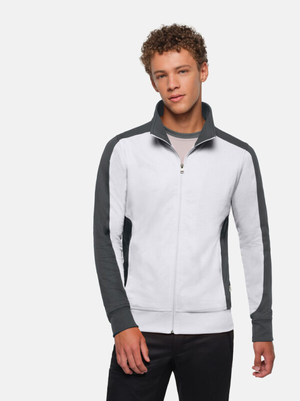 HAKRO Sweatjacke Contrast MIKRALINAR®