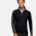 HAKRO Sweatjacke Contrast MIKRALINAR®