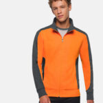 HAKRO Sweatjacke Contrast MIKRALINAR®