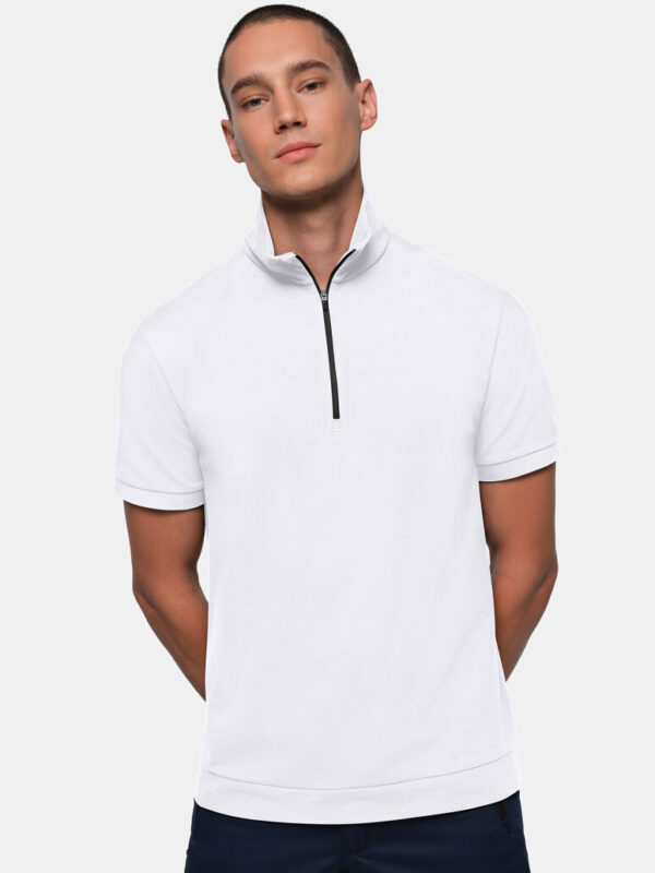 HAKRO Zip-Shirt Piqué MIKRALINAR® ECO