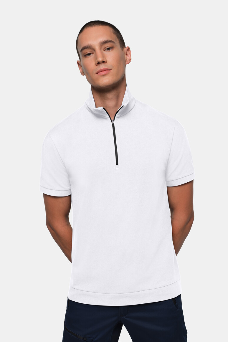 HAKRO Zip-Shirt Piqué MIKRALINAR® ECO