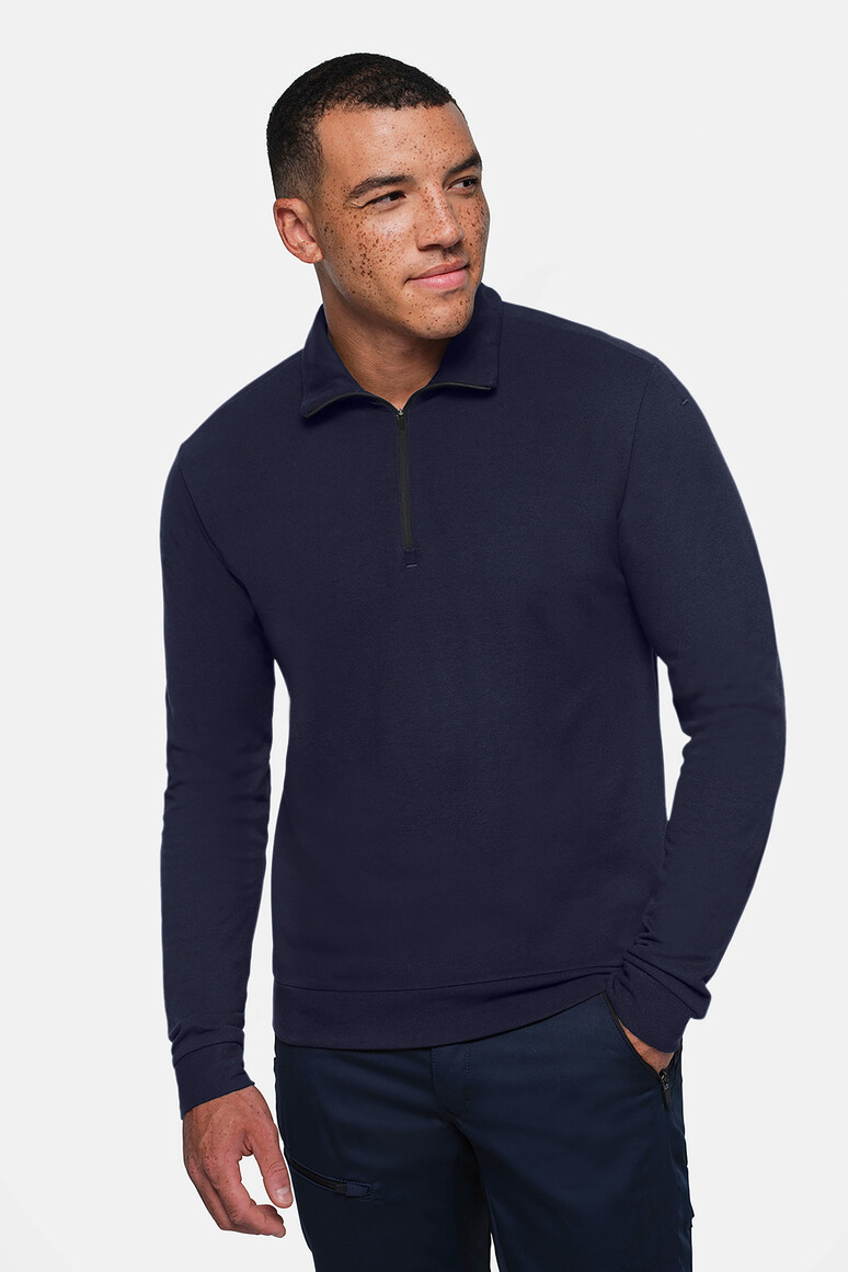 HAKRO Zip-Longsleeve Piqué MIKRALINAR® ECO