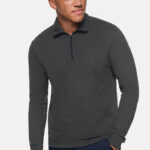 HAKRO Zip-Longsleeve Piqué MIKRALINAR® ECO