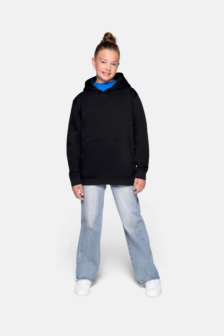 HAKRO Kinder Kapuzen-Sweatshirt Bio-Baumwolle