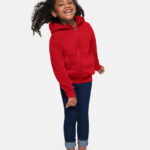 HAKRO Kinder Kapuzen-Sweatjacke Bio-Baumwolle