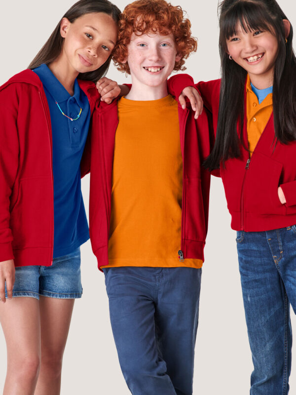 HAKRO Kinder Kapuzen-Sweatjacke Premium - Produktbild