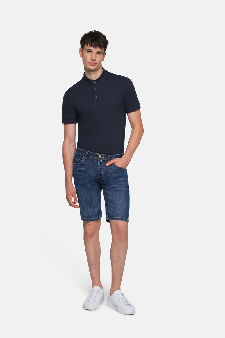 HAKRO 5-Pocket-Jeansshorts X-Stretch ECO