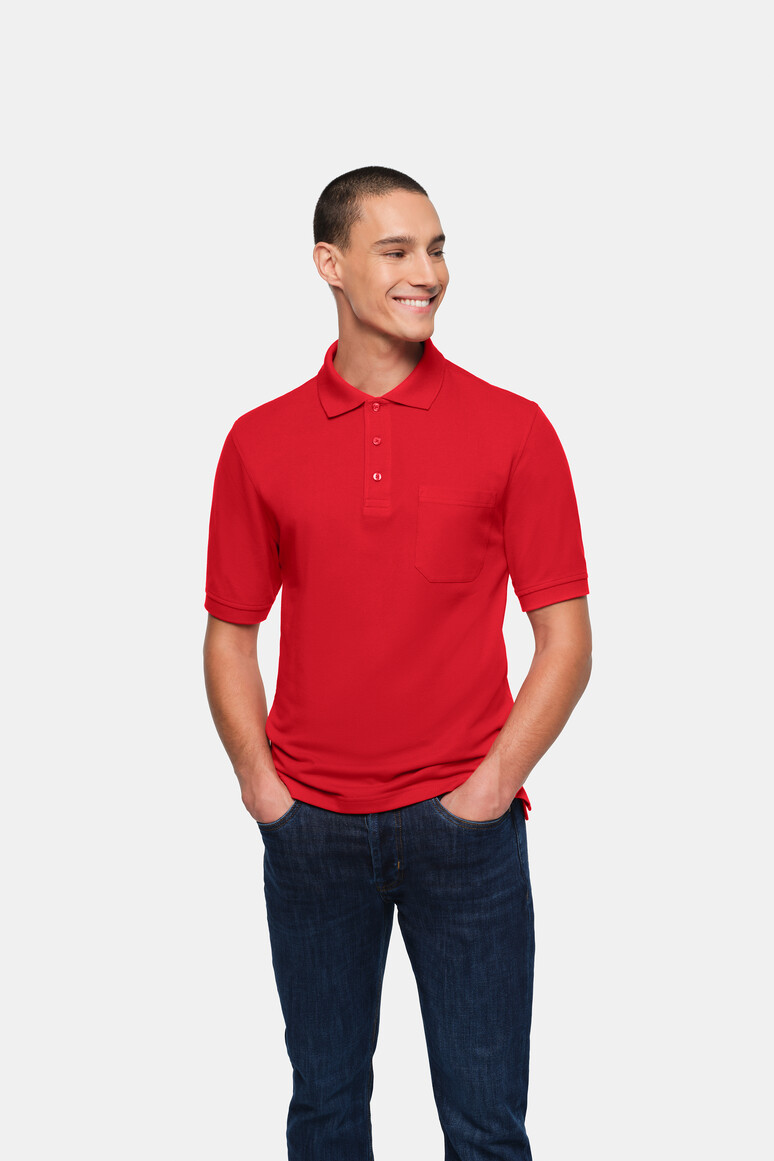 HAKRO Pocket-Poloshirt Top