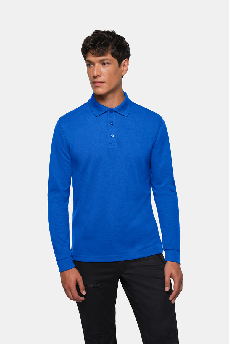 HAKRO Longsleeve-Poloshirt MIKRALINAR®