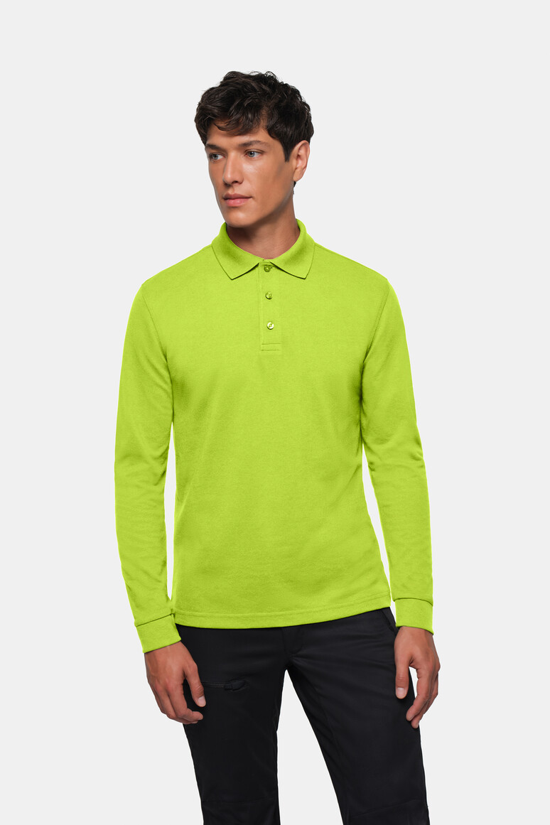 HAKRO Longsleeve-Poloshirt MIKRALINAR®