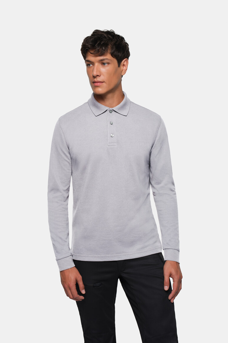 HAKRO Longsleeve-Poloshirt MIKRALINAR®