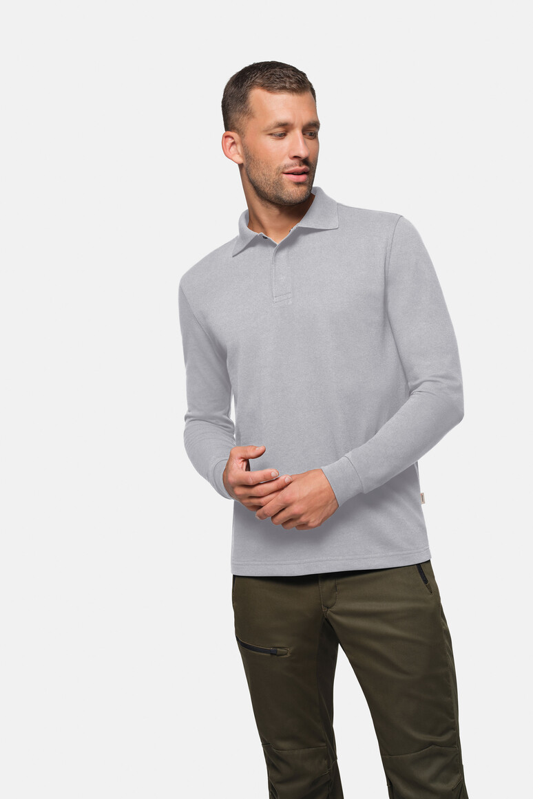HAKRO Longsleeve-Poloshirt MIKRALINAR® HACCP