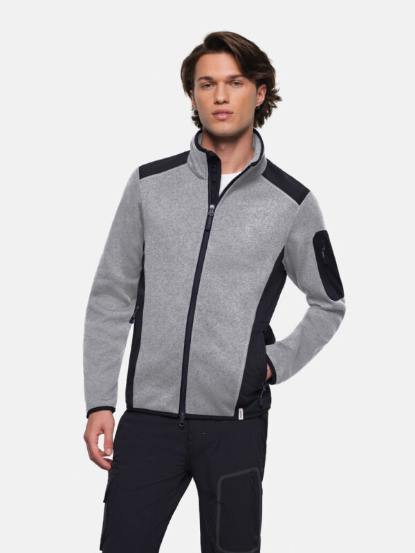 HAKRO Strickfleecejacke