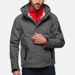 Dunkelgrau meliert Variation