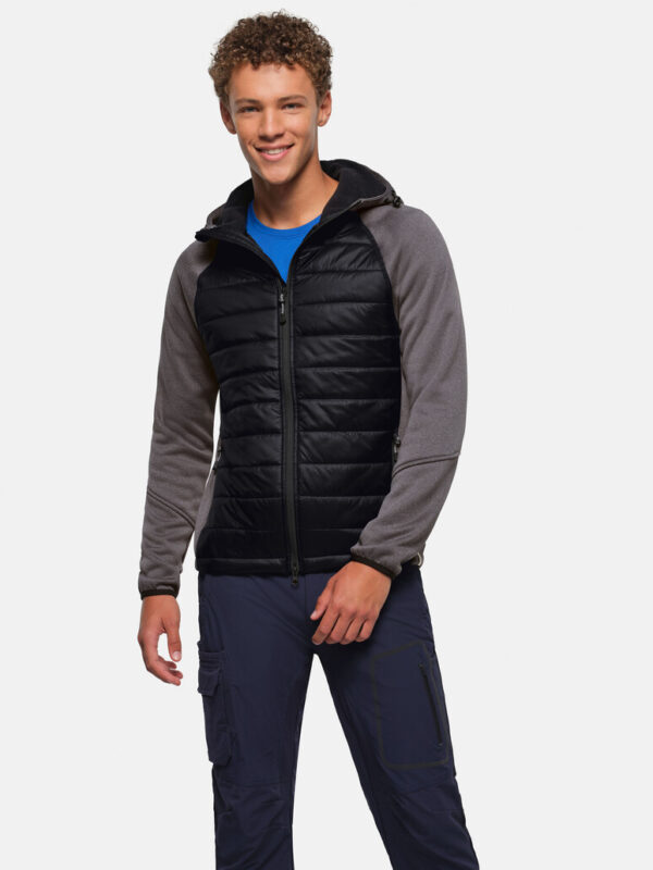 HAKRO Kapuzen-Hybridjacke Contrast